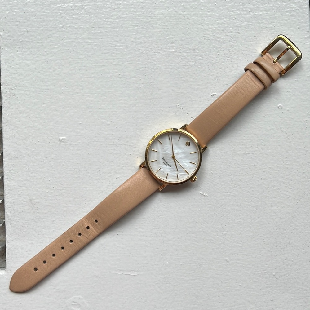 Blush & gold Kate Spade watch